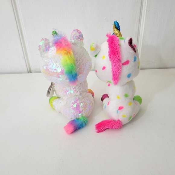 TY Unicorns Fippables Pixie with Tag Beanie Boo Harmonie - Picture 2 of 5